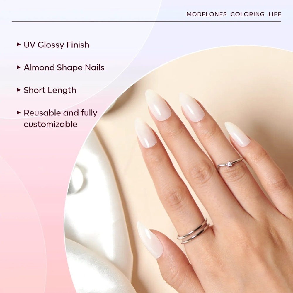 Modelones White Nail Glue Set - Picture 3 of 9